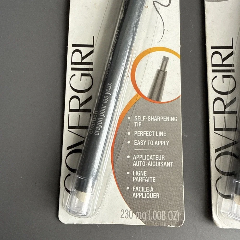 Lot x 3 CoverGirl Perfect Point Plus Eye Pencil 205 Charcoal 0.008 oz